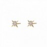 Pendientes Tranquil Oro Lateral
