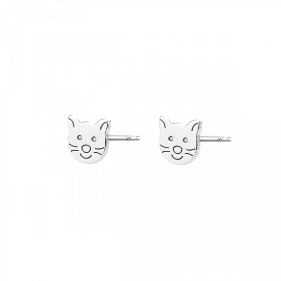 Pendientes Witty Plata Frontal